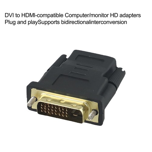 Kompakter und tragbarer Adapter DVI auf kompatibel 24k vergoldet HD Halterung - Bild 7 von 12