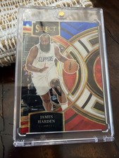 2023-24 Panini Select - Premier Level James Harden #137 Tri-Color Prizm