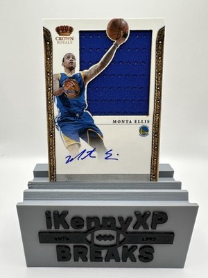 2011-12 Panini Crown Royale Monta Ellis #243 On Card Auto Game Used Patch /49