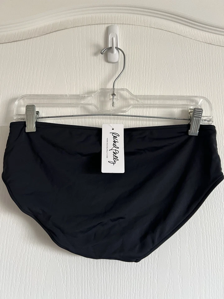 Nuevo con etiquetas Rachel Pally Talla Mediana Roatán Bikini Parte Inferior de Natación Negro NUEVO Foto 3 de 4