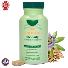 Semaine Daily Hormone Balance – Clearer Skin, Enhanced Moods - 60 Vegan Capsule