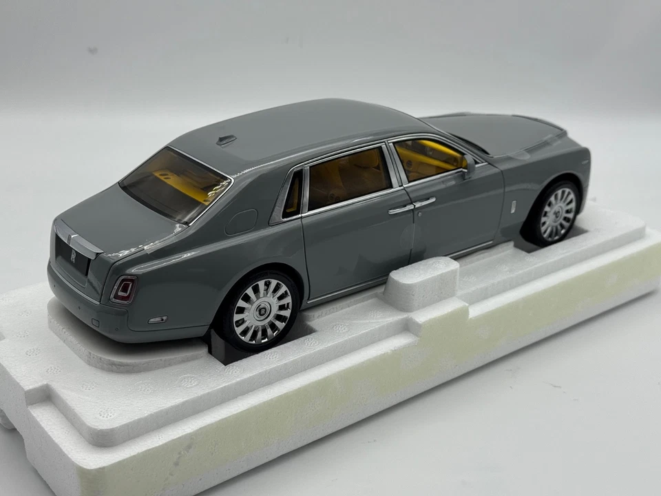 Rolls Royce Phantom VIII 1/18 en gris Burnout piezas de apertura completa BO1 Foto 4 de 4