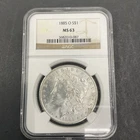 1885 O $1 Morgan Silver Dollar NGC MS63