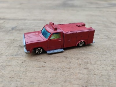 Vintage L.J.N. Toys Red Rescue Truck Universal City Studios