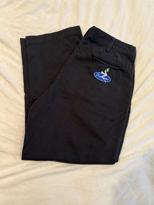 パンツ Supreme Pin Up Chino Pants 34 BLACK Supreme Chino Men's Pants 34 Pinup Logo, Button Fly, Fade Blue