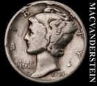 1939 Silver Mercury Dime - Scarce  Better Date  No Reserve  #L4492