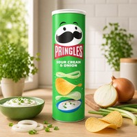 Pringles Sour Cream & Onion 165G Chips Dose Snack Original