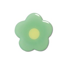 Cute Flower Series Collapsible Design Phone Grip Adhesive, Green Green