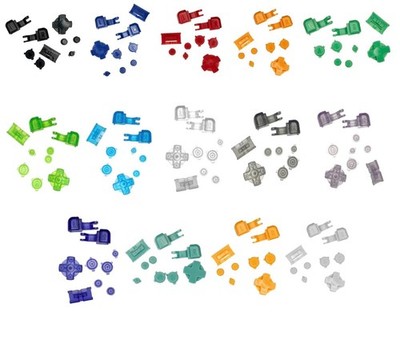 Nintendo Game Boy Advance SP GBA SP BUTTONS SET FULL R L A B D-Pad Pick Color