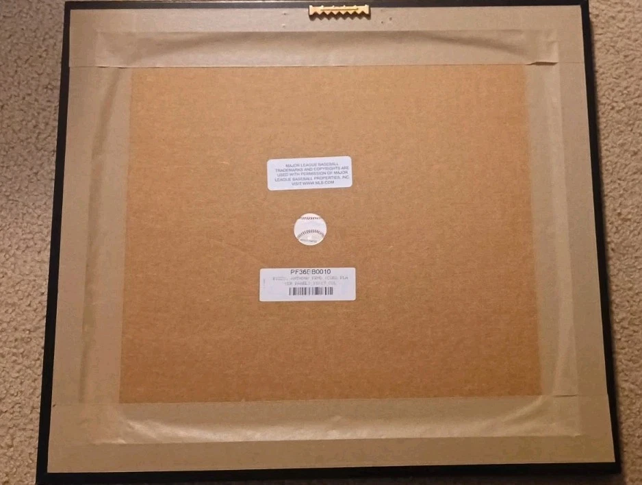 Anthony Rizzo Chicago Cubs 2016 imagen enmarcada negra jugador de béisbol Yankees  Foto 4 de 4