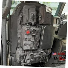 Tactical Seat Back Organizer, Universal Car Seat Back Black/waterproof bag