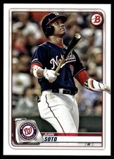 Juan Soto 2020 Bowman #10 Washington Nationals FREE SHIPPING AutographDen