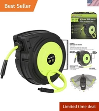 Heavy Duty Retractable Air Hose Reel, 3/8 in. x 50 ft.