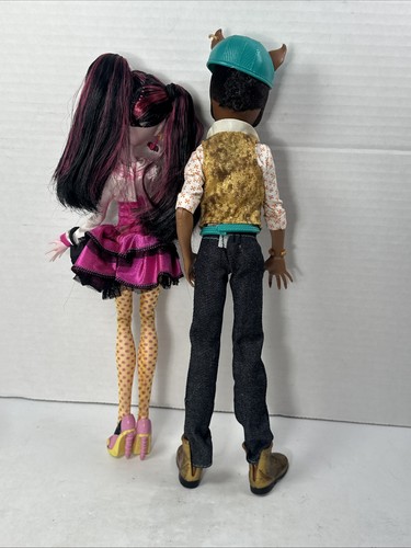 Monster High Forbitten Love Dolls Draculaura Garra Lobo Soporte Diario Paraguas - Imagen 17 de 18