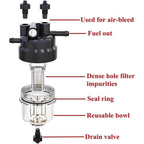 Fuel Filter Assembly Fit For FG Wilson Perkins Engine 130306380 0000000038 New - Picture 8 of 9