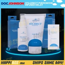 Doc Johnson STA-ERECT Endurance Delay Spray🍯 STAERECT Massage Gel Lotion Lube