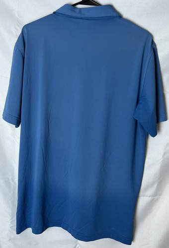 Peter Millar Mens M Summer Comfort Blue Polo Golf Shirt Lightweight Embroidered - Picture 2 of 7