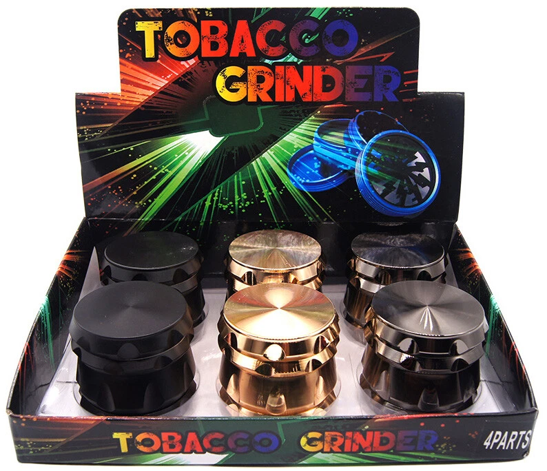 6 PACK 2.2" 4 Piece Grinder Tobacco Herb Spice Crusher Rose Gold Black Gunmetal
Opens in a new windo