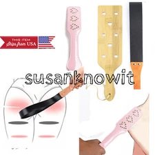 Slut Flogger Paddle Faux Leather Punish  Couples Binding Role Play Kinky
