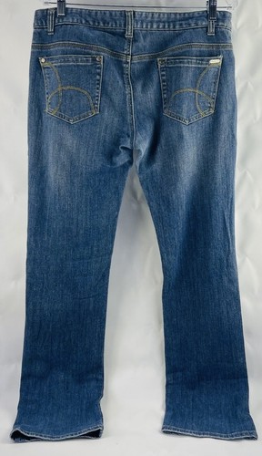 Hurley 81 Blue Wash Y2K Skinny Jeans Denim Pants Sz 32 Sz 13 - Picture 2 of 15