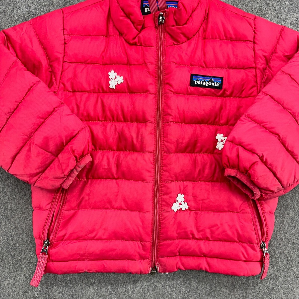 Patagonia Jacket Toddler 12-18M Red Logo Full Zip Pockets
