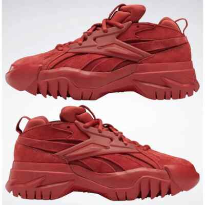 Reebok Cardi B Coated Club C Double Womens Shoes Red