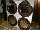 4 PK. WALL MIRROR SET * GOLD IN COLOR * BEAUTIFUL * BRAND NEW — photo 7