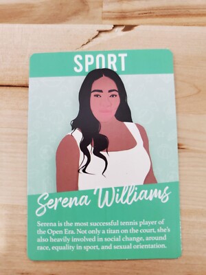 SERENA WILLIAMS - SPORT - Girl Power Game card