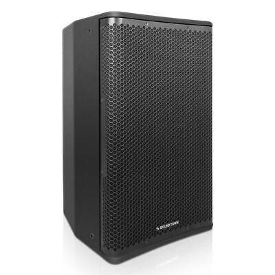 Sound Town 12'' 1200W Power PA Speaker DSP, TWS Bluetooth, Plywood (OBERON-112PW)