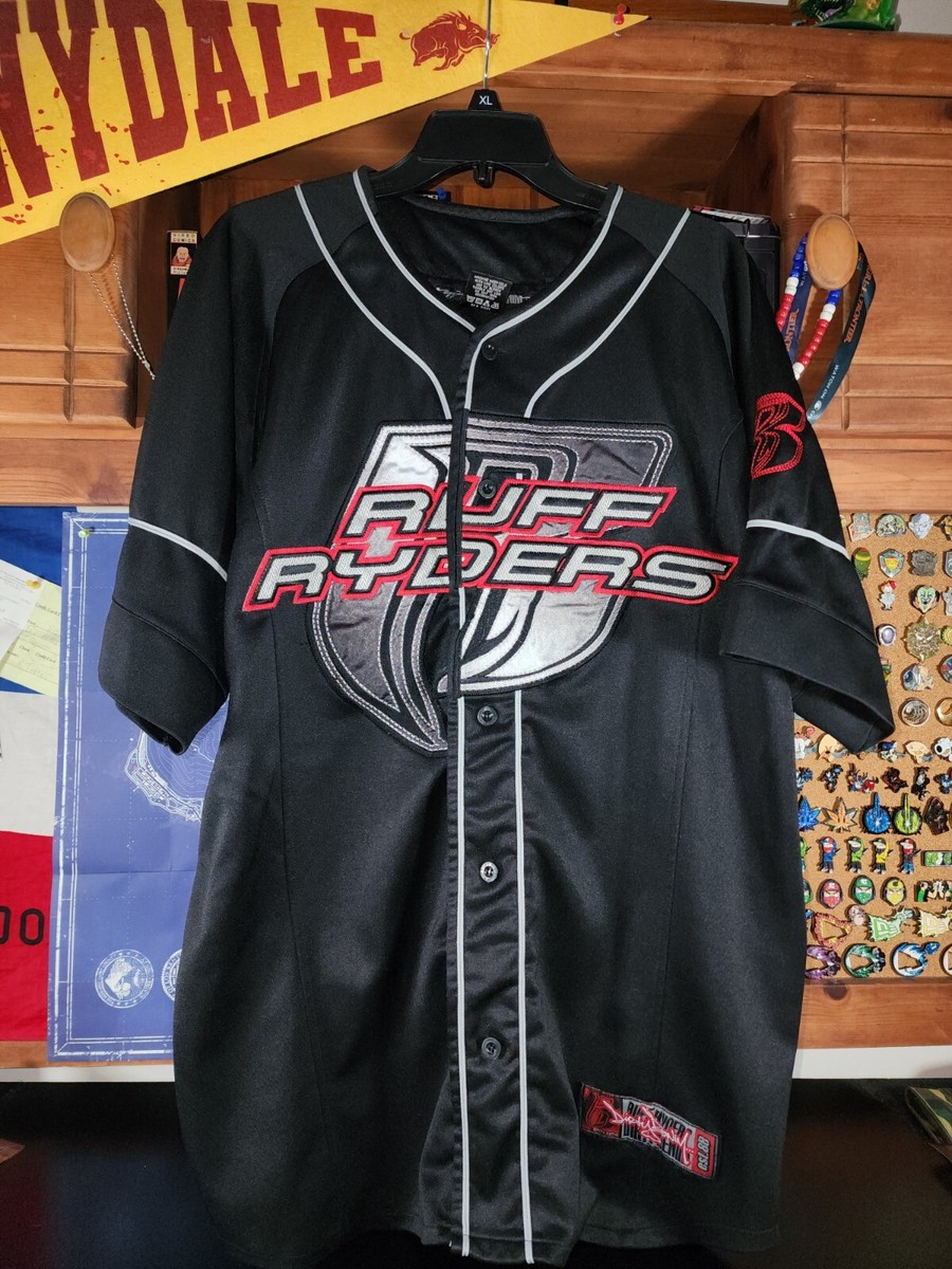 Dirty Denim Ruff Ryders シャツ Vintage DMX Ruff Ryders Dirty Denim Black Long sleeve T