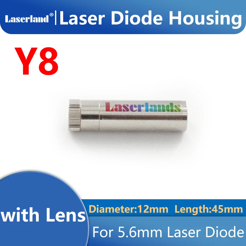 LASERLAND 5pcs 5.6mm Laser Diode Module Housing Hardware component with M9 Glass Dia.12mm