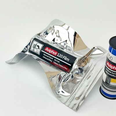 Agfa Aviphot 120 film, B&W infrared film 100 ISO 120 Print Black