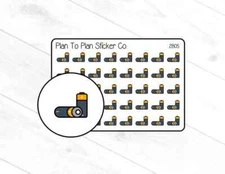 2805~~Batteries Planner Stickers.