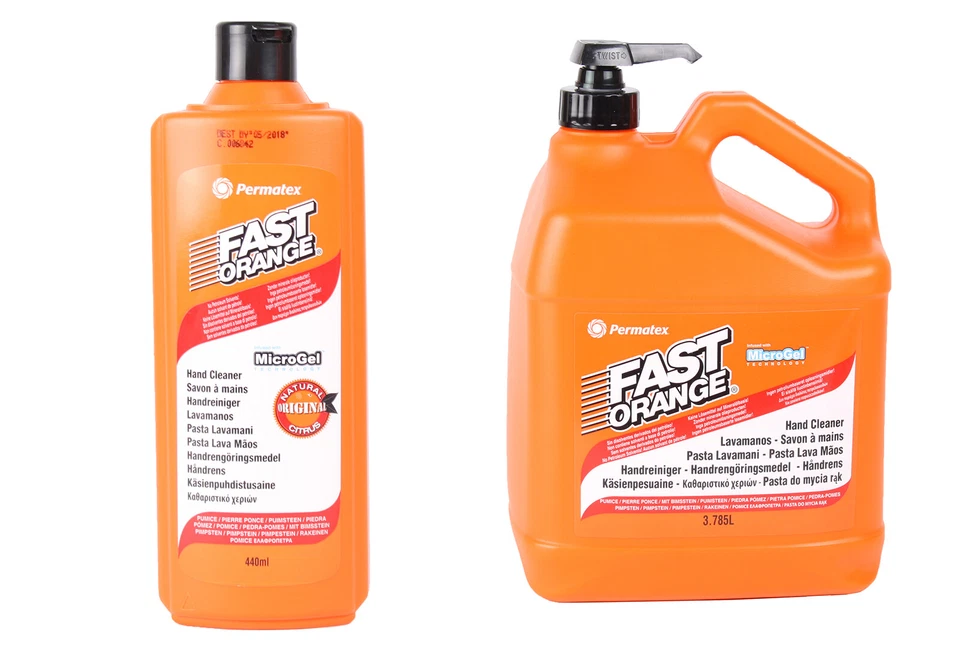 Handreiniger Permatex 'Fast Orange' 440 o. 3785 ml Aloe Vera, Jojobaöl Handpaste