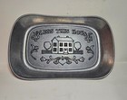 Wilton Armetale Bless This House Tray 11” X 7” Metal Serve ware Oven Safe