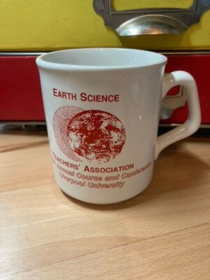 ERDWISSENSCHAFT LEHRERVEREINIGUNG 1991 Liverpool Konferenz Tasse.