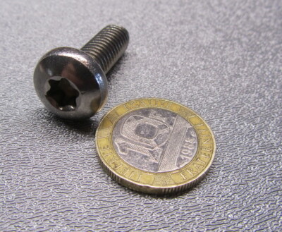 18-8 Stainless Torx Button Head Machine Screw 5/16''-18 x 1.00'' Length, 30 pcs