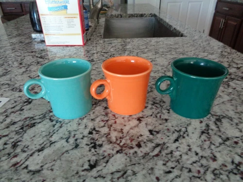 1 Fiestaware Coffee Mug  Ring Handle  Homer Laughlin USA CHOOSE YOUR COLOR
