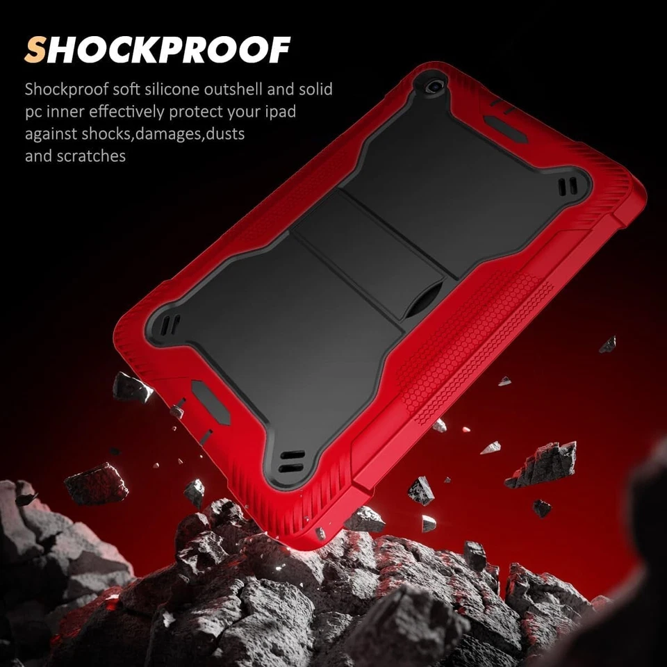 For Samsung Galaxy Tab A 10.1 2019 SM-T510/T515/T517 Case Cover Rugged Bumper - Image 4 of 4