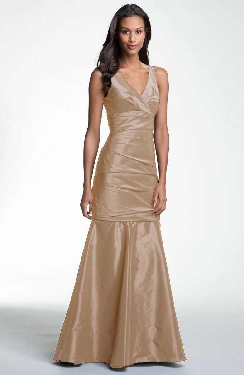 jordan ruched mermaid gown