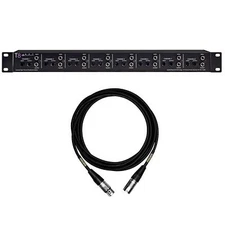 ART T8 Transfomer Isolator Hum Eliminator Bundle with Mogami XLR Cables