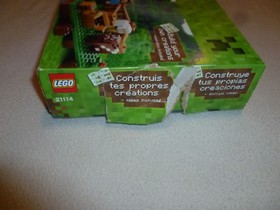 BOXED LEGO MINECRAFT 21114 THE FARM SET COMPLETE 262 PCS MINI FIGS SKELETON COW 