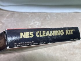 NES CLEANING KIT COMPLETE Authentic Nintendo NES NEW OPEN BOX UNUSED