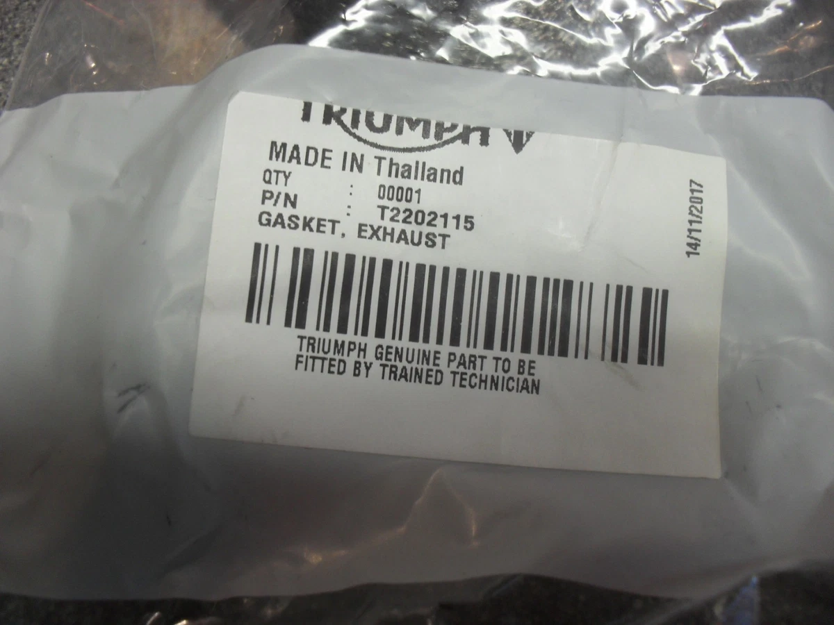 GENUINE TRIUMPH DAYTONA TIGER SPEED STREET TRIPLE SPRINT EXHAUST 