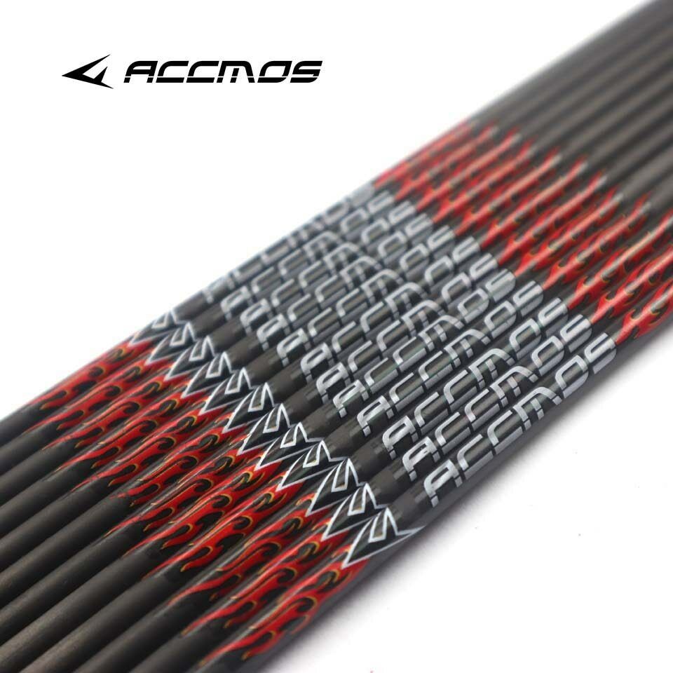 ID 5.2mm Spine 300-700 Pure Carbon Arrow Shafts  Arrow Archery for Bow Hunting