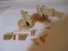 Vintage 1960's Marx? Three Barrell Missile Launcher with Ammo X 2