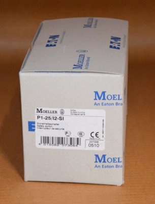 EATON Moeller P1-25/I2-SI Sicherheitsschalter 207308 NOT-AUS-Funktion NEU OVP
