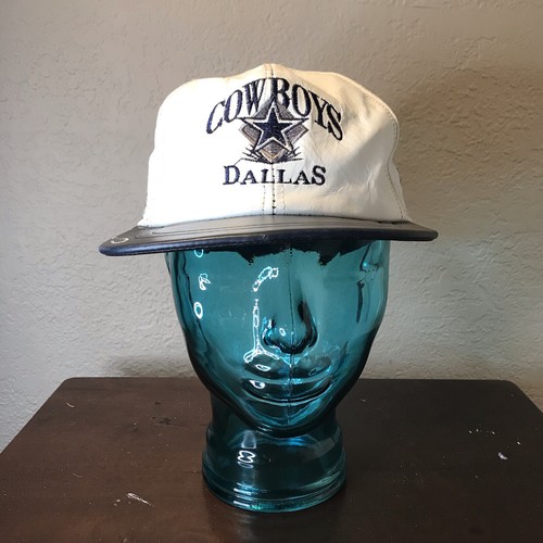Genuine Leather Snapback Hat Cap White 
