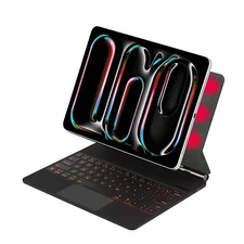 iPad Air 13" (M3) Magnetic Bluetooth Keyboard 7 Color Backlit Keys  & Trackpad