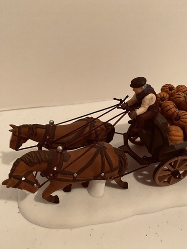 Department 56 ~ "Harvest Pumpkin Wagon" Heritage Village Collection 56591 ~ 1995 - Picture 4 of 13